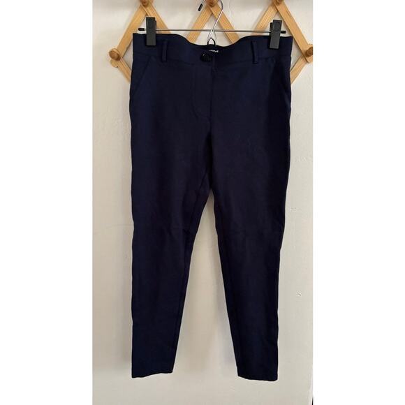 Betabrand Pants Women's Small Navy Straight Leg Two Pocket Dress Pant Yoga - Picture 2 of 5